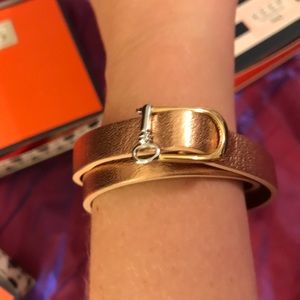 KEEP COLLECTIVE -  Double Gold Leather Bracelet